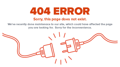 404 Error. Sorry, this page does not exist. We've recently done maintenance to our site, which could have effected the page  looking for. Sorry for the inconvenience.